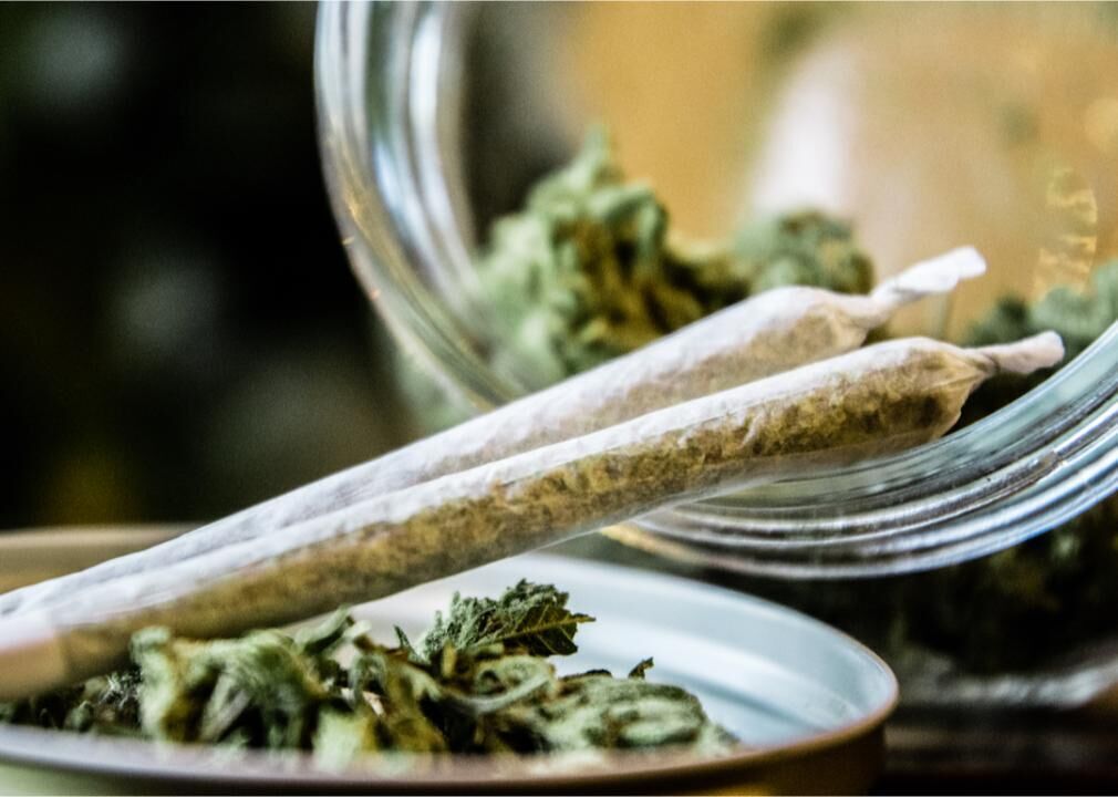 Problematic marijuana use is correlated with poorer COVID-19 outcomes
